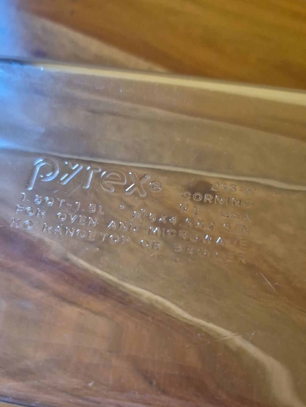 Pyrex Clear Glass Loaf Pan - Durable Rectangular Baking Dish - Picture 2 of 2